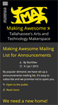 Mobile Screenshot of makingawesome.org